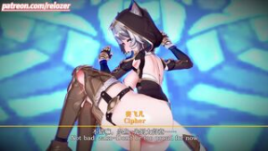 ?relozer?2025.05 Cipher&Aglaea - Honkai Star Rail animation on Crohasit